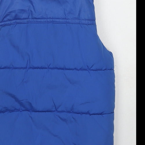NEXT Boys Blue Gilet Jacket Size 5-6 Years Zip