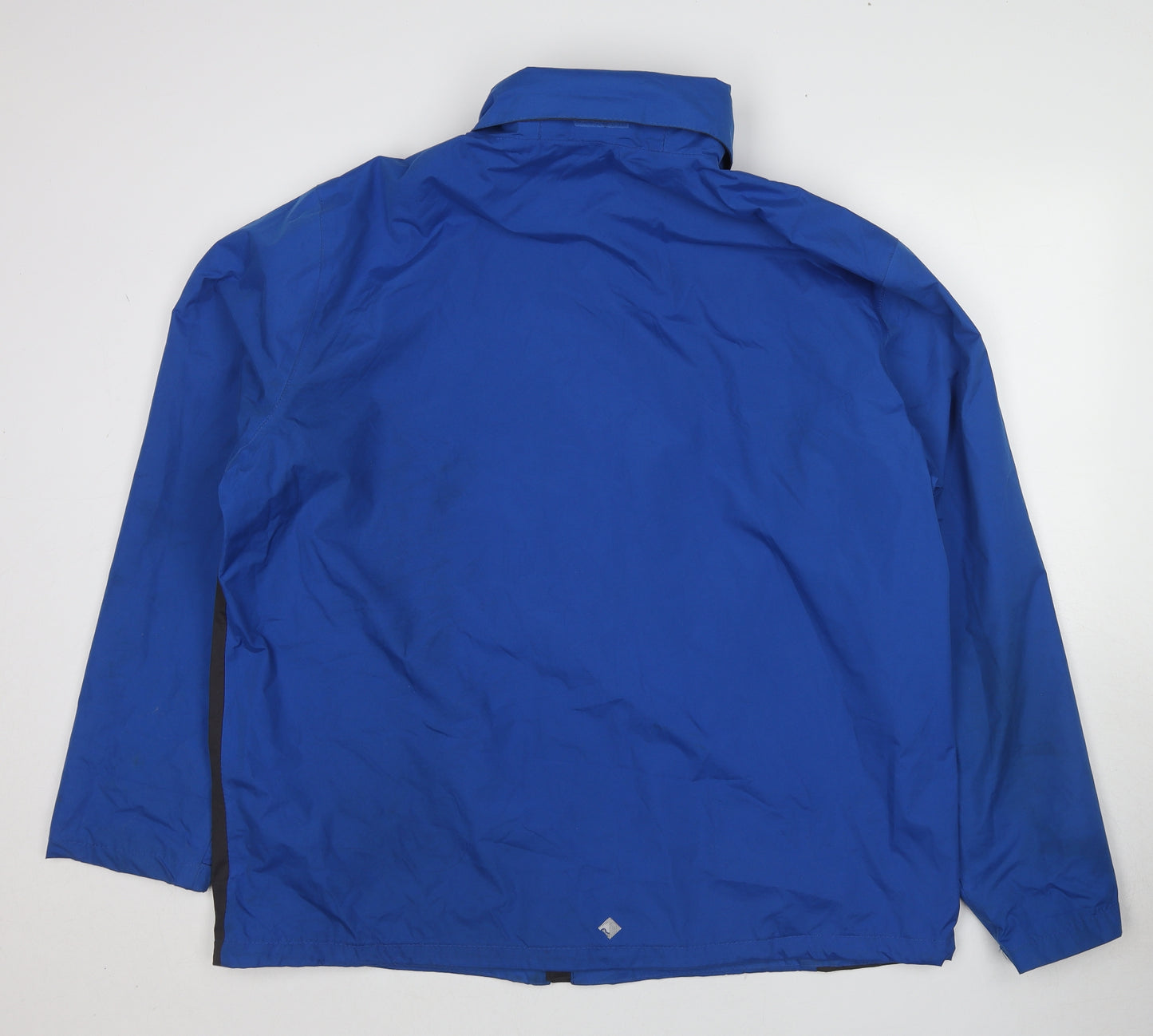 Regatta Mens Blue Rain Coat Jacket Size 3XL Zip