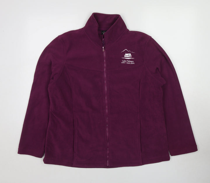 Kiwi Womens Purple Jacket Size XL Zip - Lake Tekapo