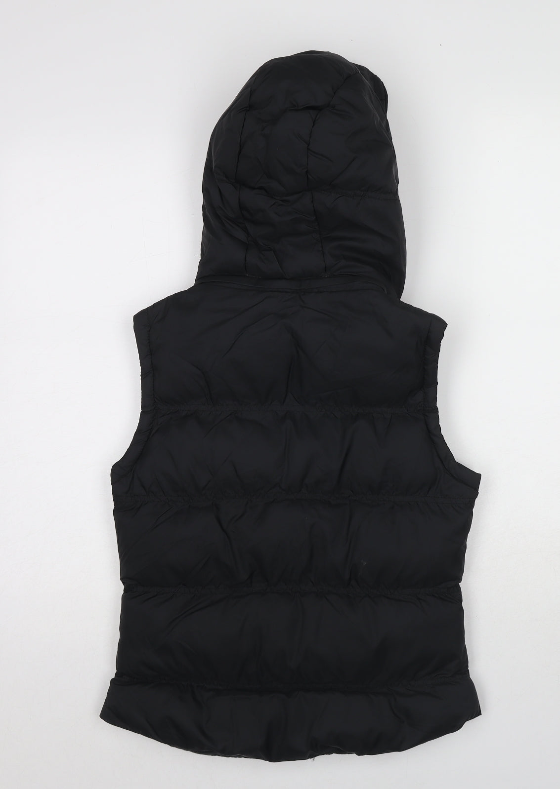 Brave Soul Womens Black Gilet Jacket Size 8 Zip