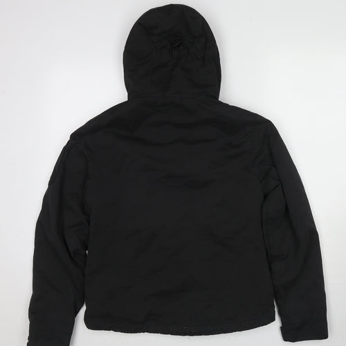 Superdry Womens Black Windbreaker Jacket Size 10 Zip