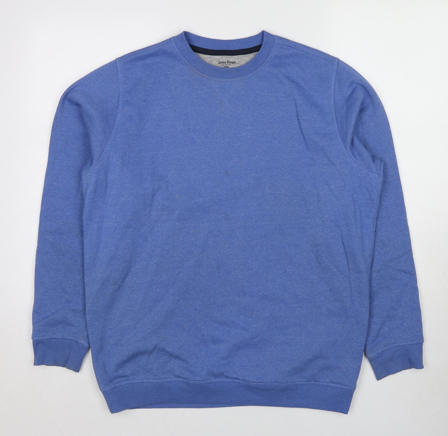 EWM Mens Blue Cotton Pullover Sweatshirt Size M