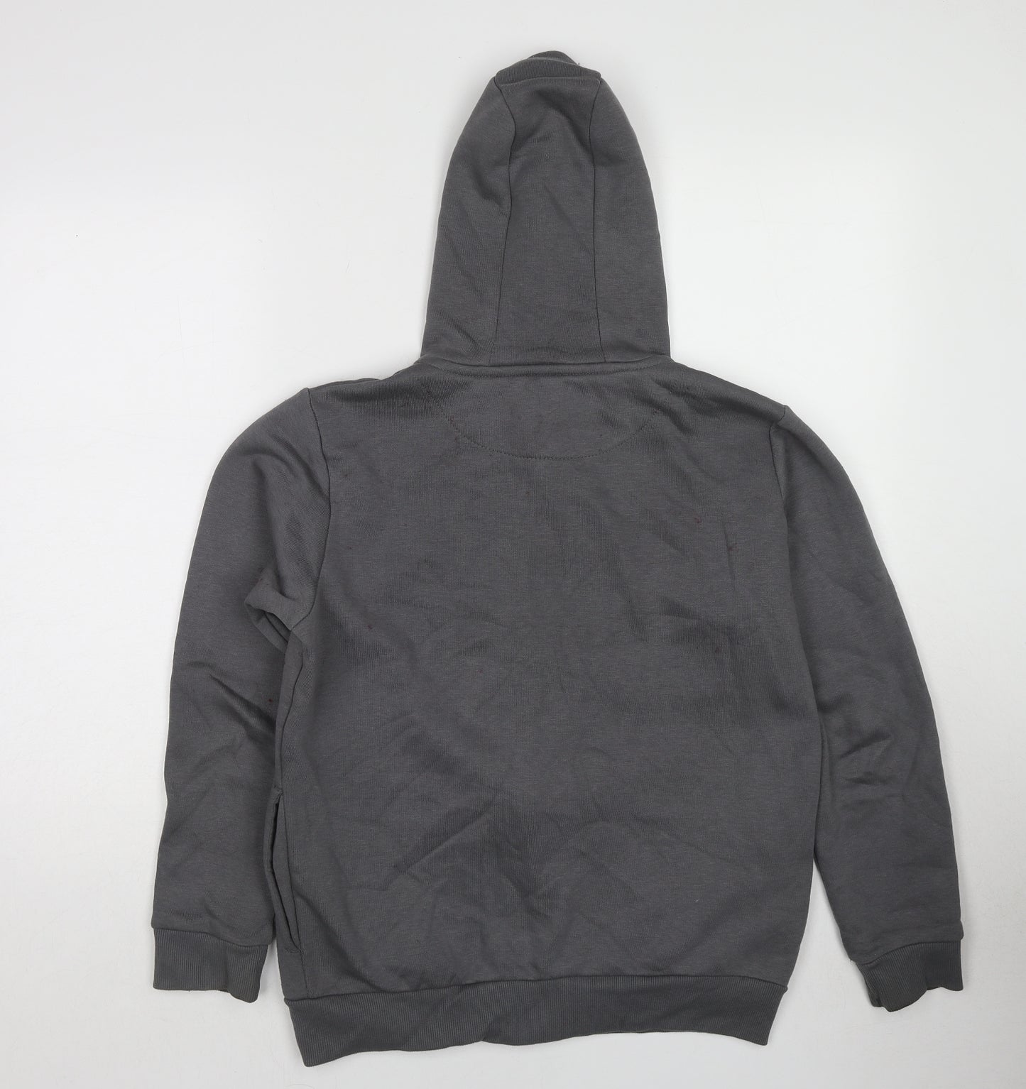 McKenzie Boys Grey Cotton Full Zip Hoodie Size 13-14 Years Zip - Size 13-15 Years