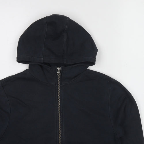 NEXT Boys Blue Cotton Full Zip Hoodie Size 8 Years Zip
