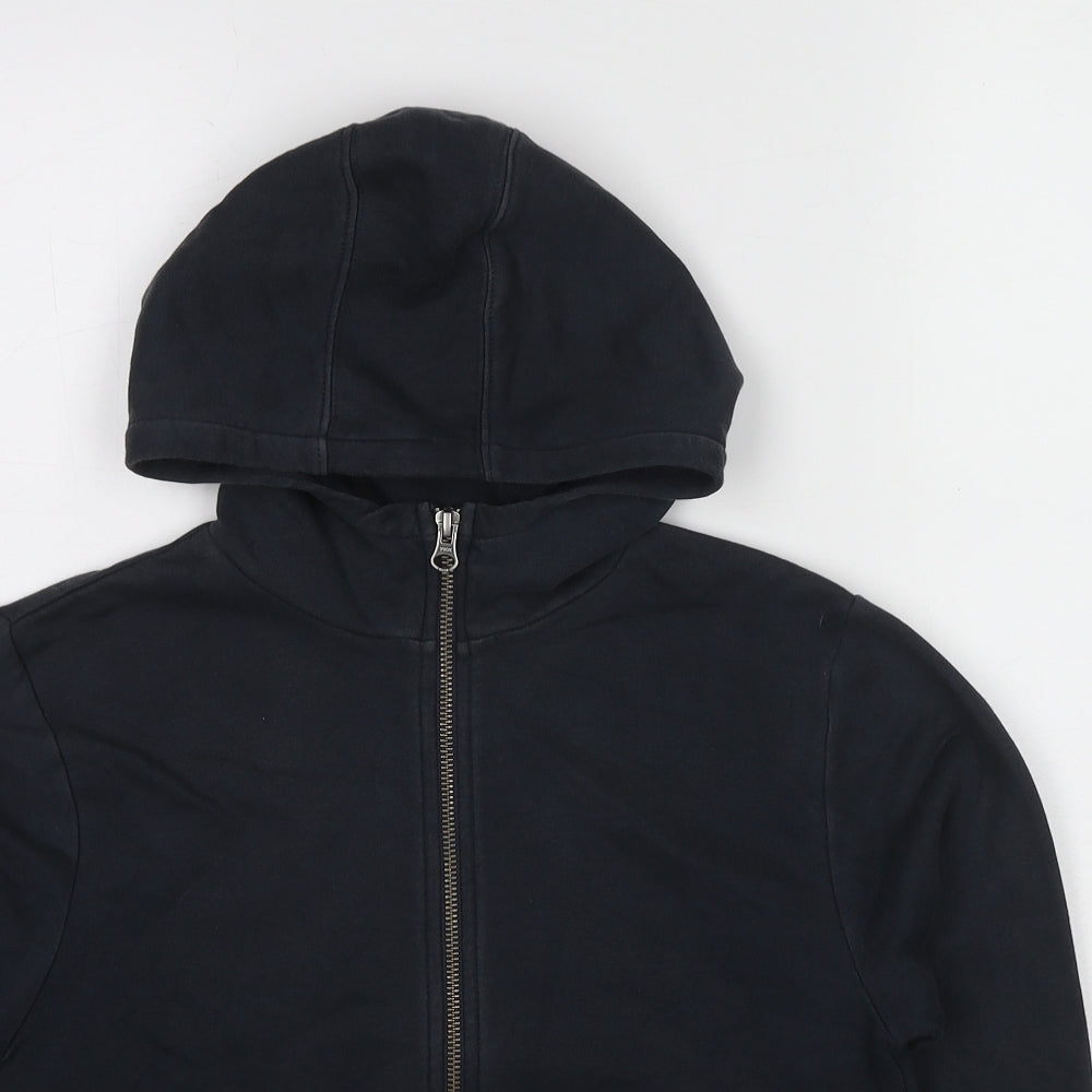 NEXT Boys Blue Cotton Full Zip Hoodie Size 8 Years Zip