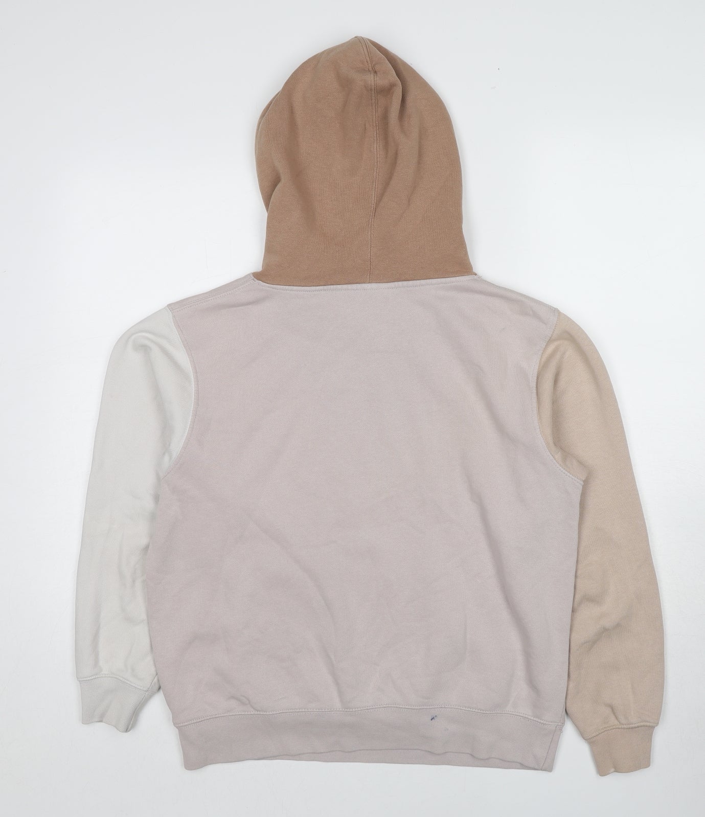 Nike Womens Multicoloured Colourblock Cotton Pullover Hoodie Size XS Pullover