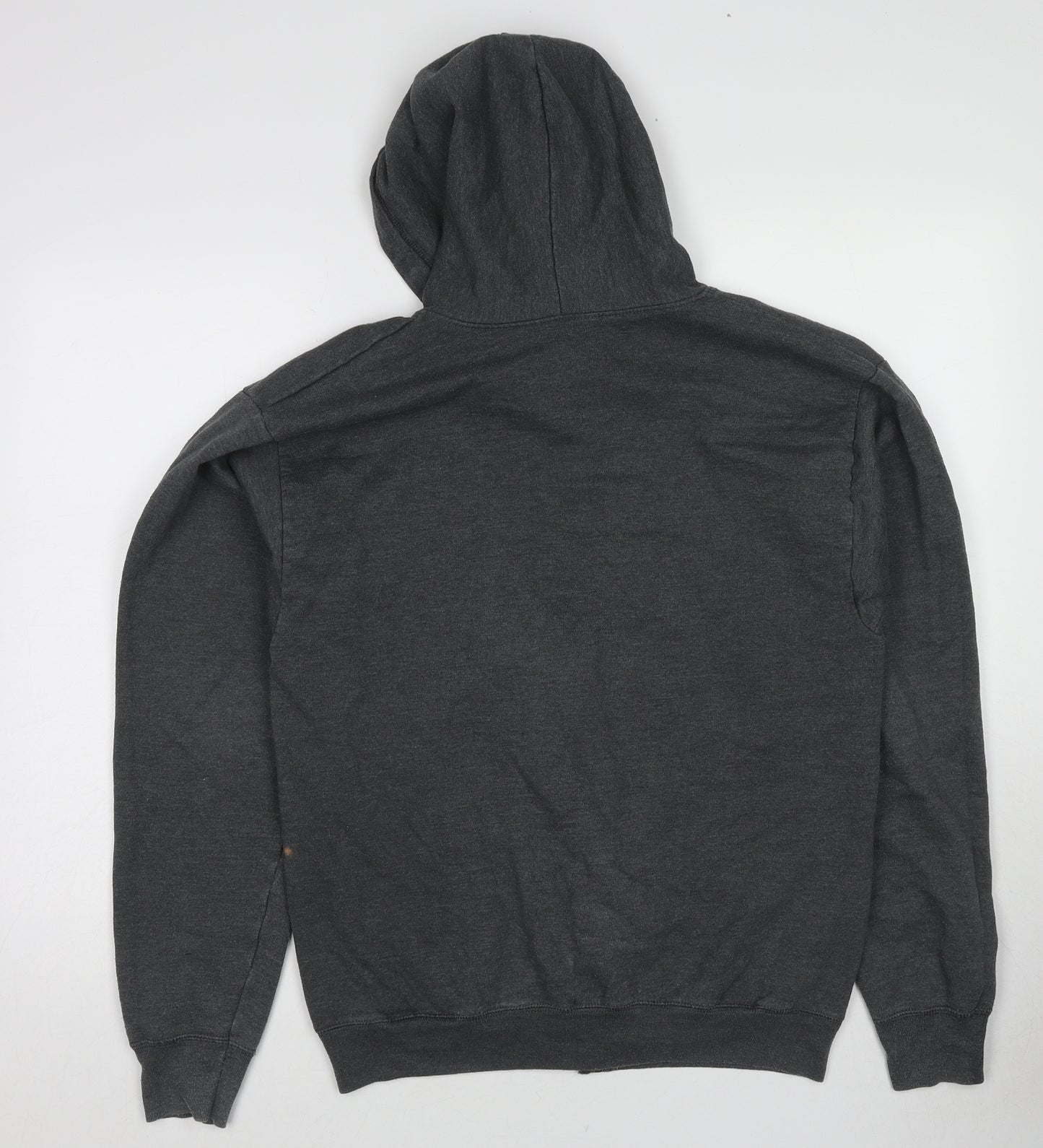 Disney Mens Grey Polyester Full Zip Hoodie Size M - Mickey Mouse