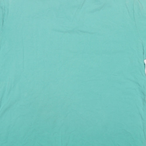 Polo Ralph Lauren Mens Blue Cotton Polo Size XL Collared Button