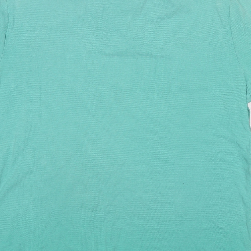 Polo Ralph Lauren Mens Blue Cotton Polo Size XL Collared Button
