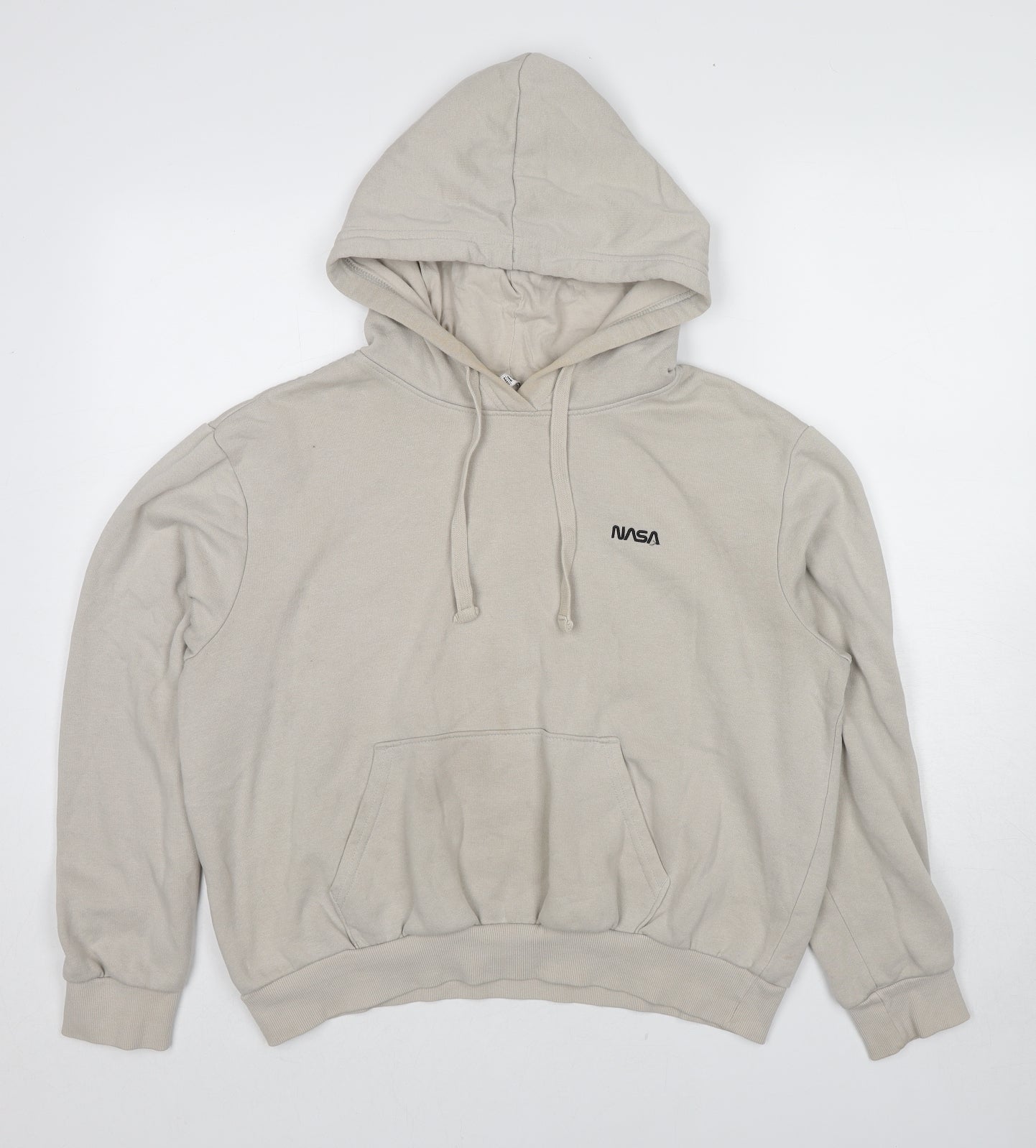 Divided by H&M Womens Grey Cotton Pullover Hoodie Size M Pullover - NASA
