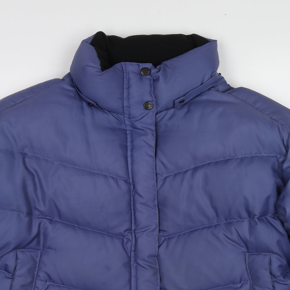 Craghoppers Womens Blue Puffer Jacket Jacket Size 12 Zip