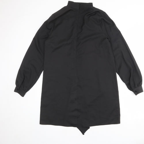 Glamorous Womens Black Polyester A-Line Size 10 Halter Zip