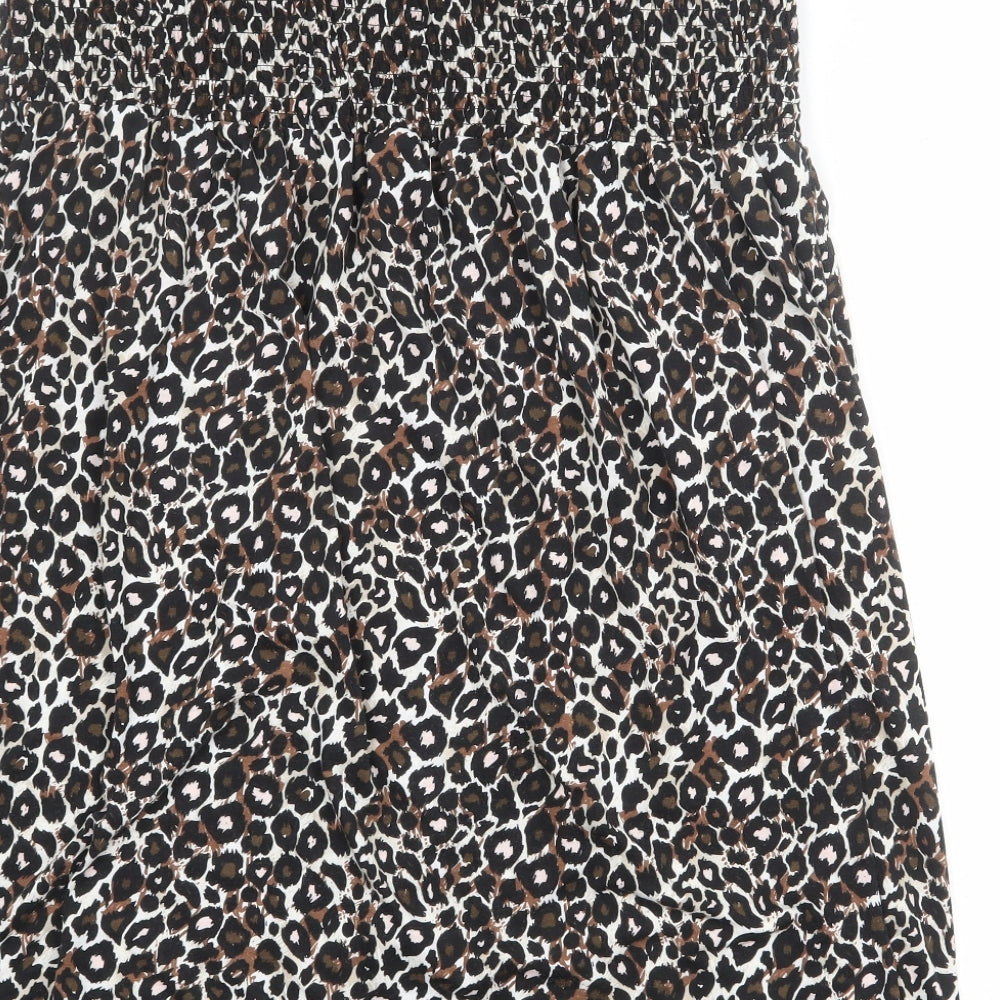 B.You Womens Multicoloured Animal Print Polyester A-Line Skirt Size 20 - Leopard pattern Size 20-22