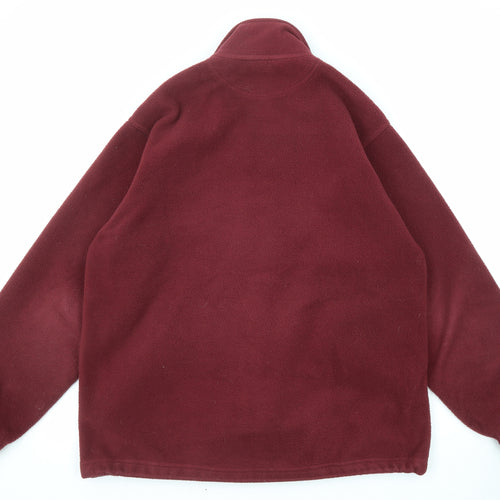 Uneek Mens Red Jacket Size M Zip