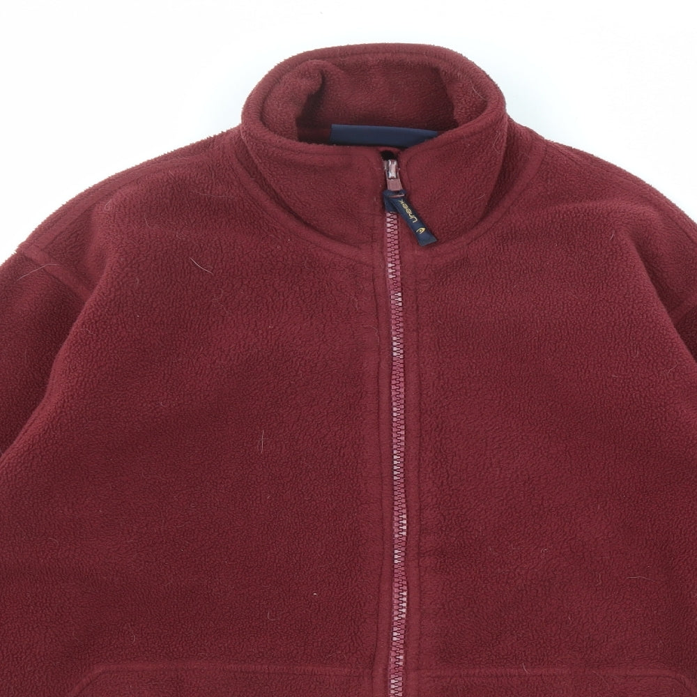 Uneek Mens Red Jacket Size M Zip