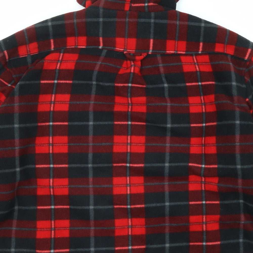 High Mount Mens Red Gilet Coatigan Size L Zip