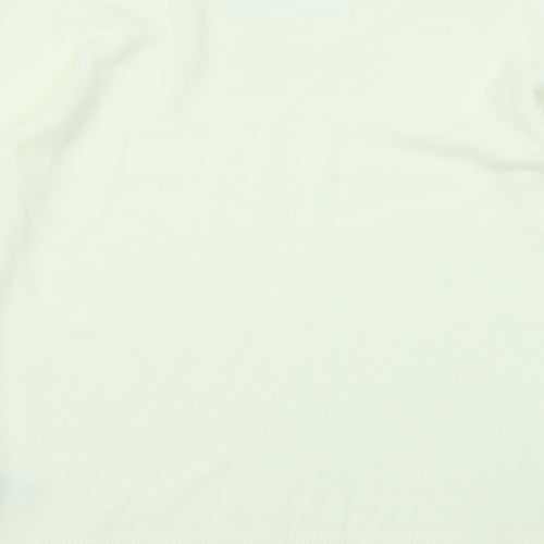 Marks and Spencer Womens Ivory Round Neck Acrylic Pullover Jumper Size 12