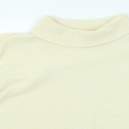 H&M Womens Beige Roll Neck Polyester Pullover Jumper Size XL