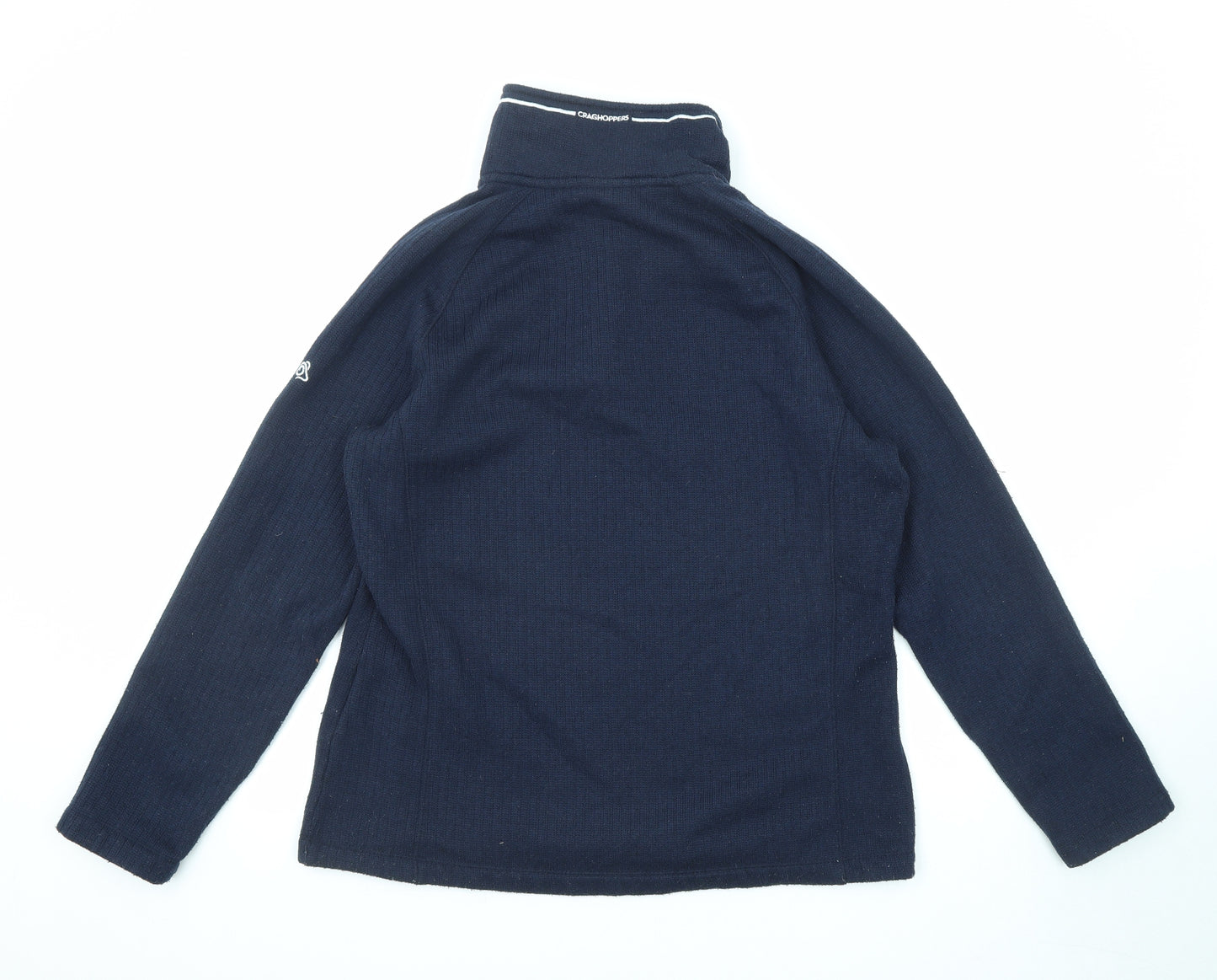 Craghoppers Womens Blue Polyester Pullover Sweatshirt Size 16 Snap