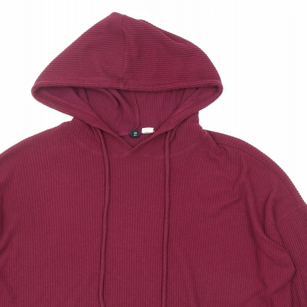 BDG Womens Purple Round Neck Polyester Pullover Jumper Size XS