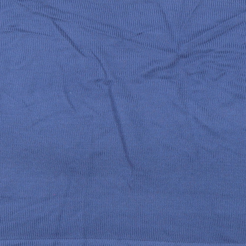 Damart Womens Blue Round Neck Acrylic Pullover Jumper Size 14 - Size 14-16