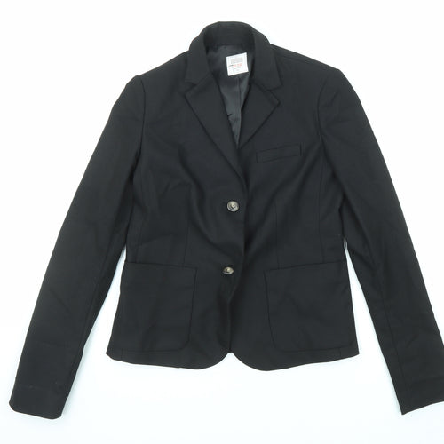 Gap Womens Black Polyester Jacket Blazer Size 4