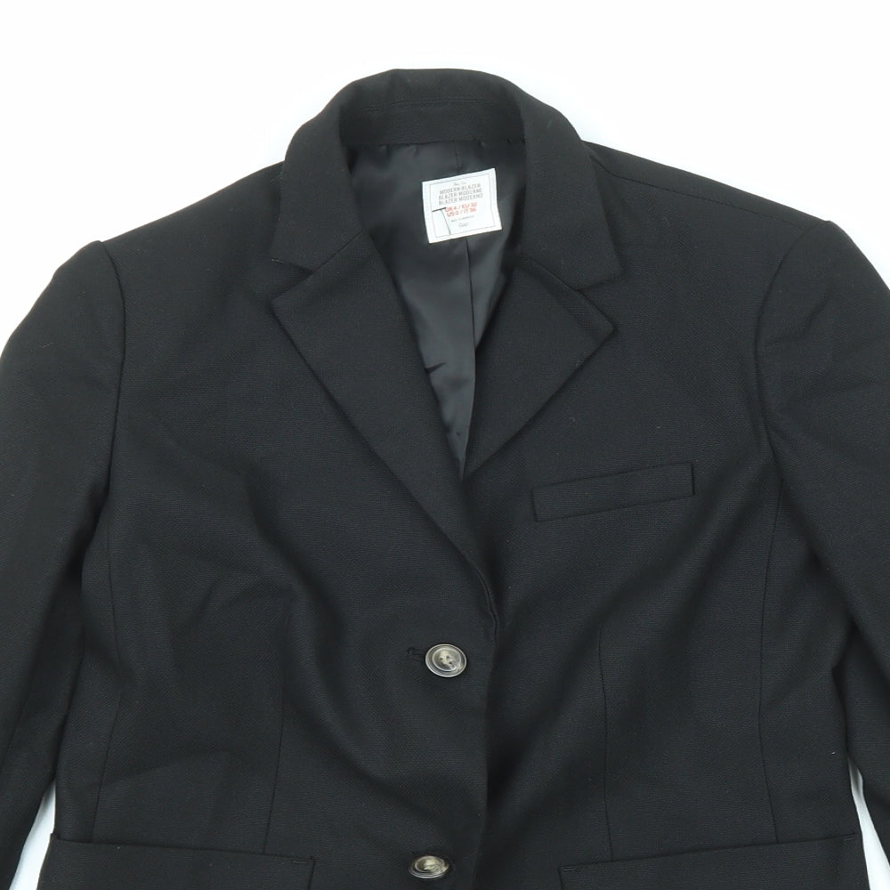 Gap Womens Black Polyester Jacket Blazer Size 4
