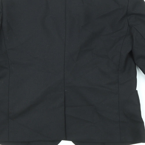 Gap Womens Black Polyester Jacket Blazer Size 4