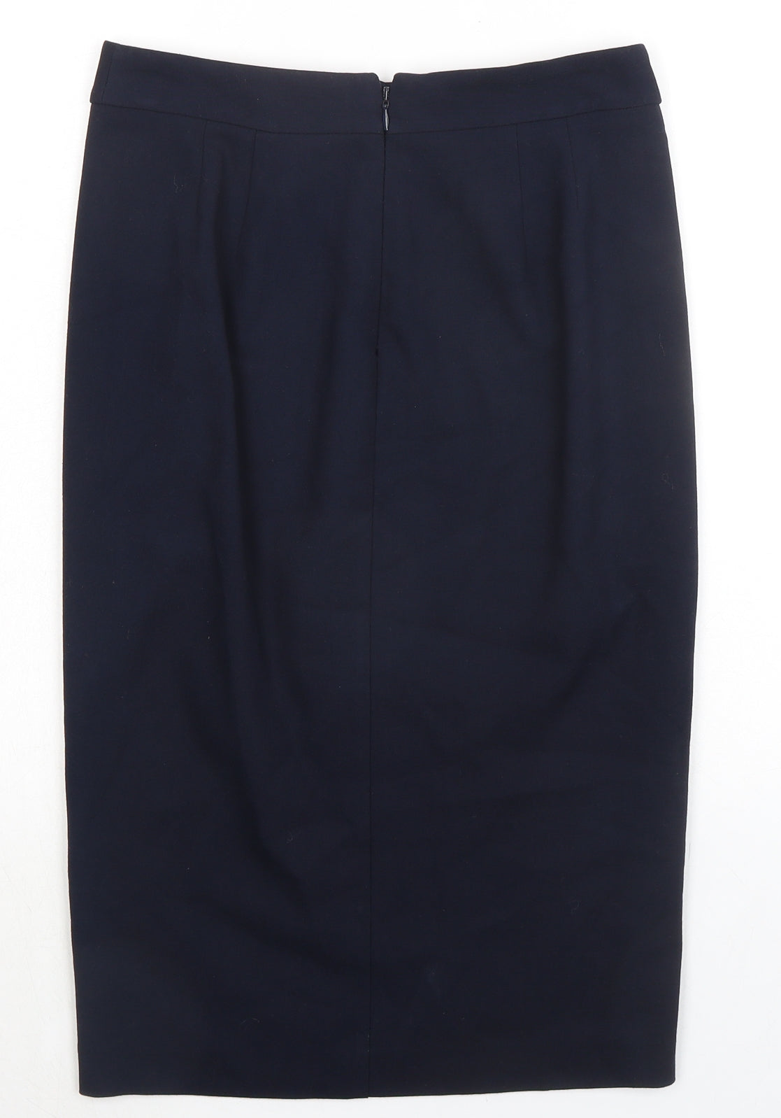NEXT Womens Blue Polyester Straight & Pencil Skirt Size 6 Zip