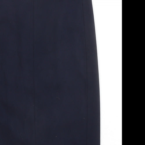 NEXT Womens Blue Polyester Straight & Pencil Skirt Size 6 Zip