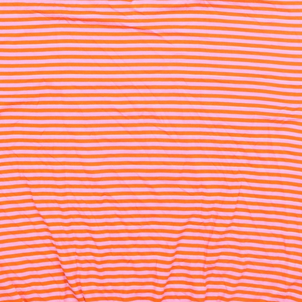 Aniston Womens Multicoloured Geometric Viscose Basic T-Shirt Size 18 V-Neck