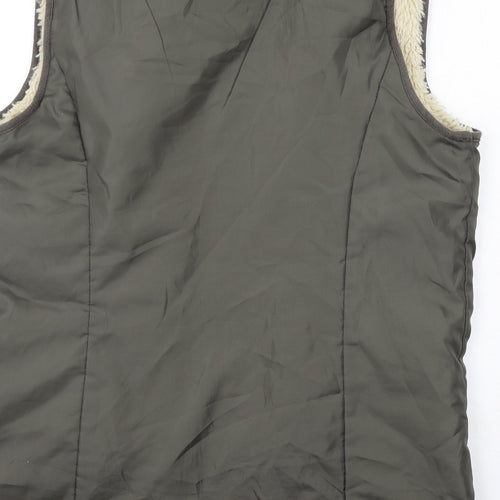 White Stuff Womens Grey Gilet Jacket Size 14