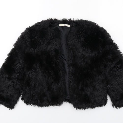 Marks and Spencer Girls Black Jacket Size 7-8 Years