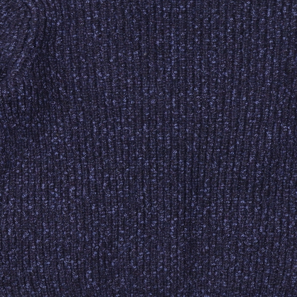 Marks and Spencer Womens Blue V-Neck Polyester Cardigan Jumper Size M