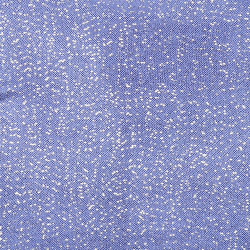 M&Co Womens Blue Round Neck Polyester Pullover Jumper Size 18
