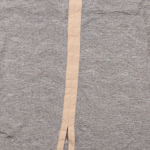 Oasis Womens Beige Polyester Basic T-Shirt Size S Round Neck