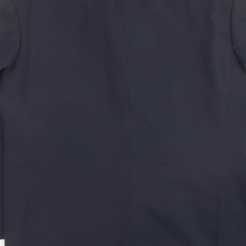 Suits You Mens Blue Polyester Jacket Suit Jacket Size 44 Regular