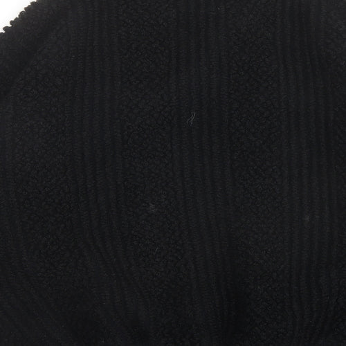 Concept Clothing Compamny Mens Black Collared Acrylic Pullover Jumper Size M Long Sleeve