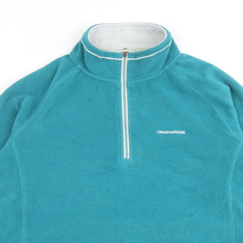 Craghoppers Womens Green Polyester Pullover Sweatshirt Size 18 Zip