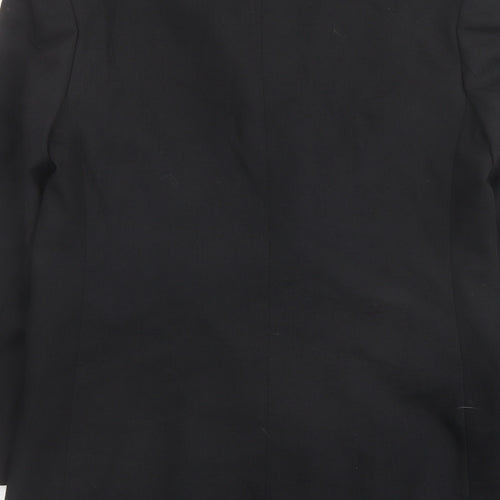 Marks and Spencer Womens Black Jacket Blazer Size 12 Button