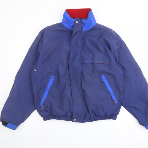 Crew Clothing Mens Blue Jacket Size S Zip