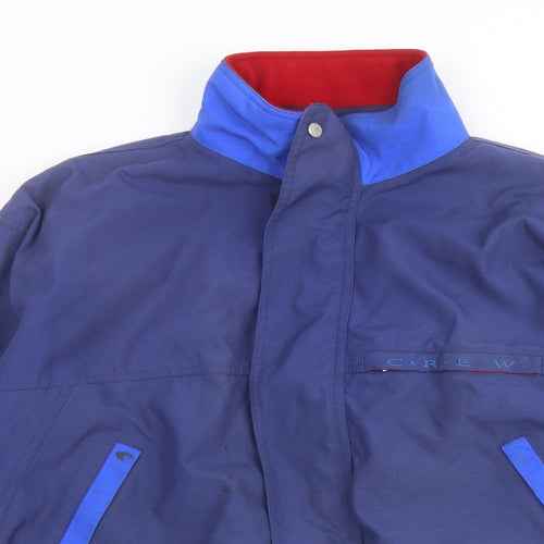Crew Clothing Mens Blue Jacket Size S Zip