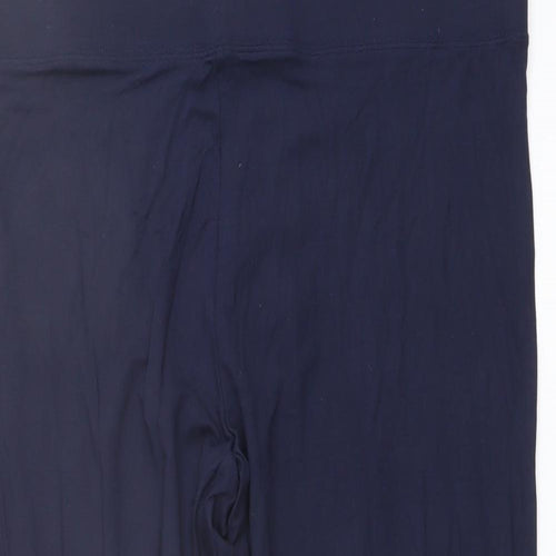 Marks and Spencer Womens Blue Viscose Cropped Leggings Size 20 L22 in