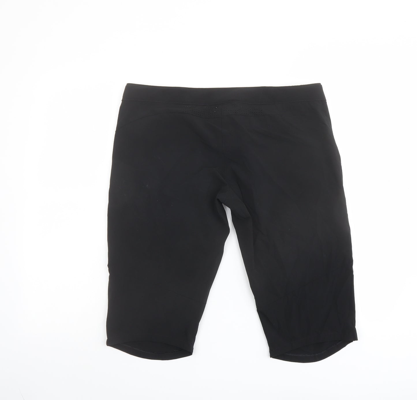 Quechua Mens Black Polyester Athletic Shorts Size L L15 in Regular Zip