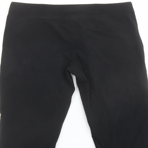 Quechua Mens Black Polyester Athletic Shorts Size L L15 in Regular Zip