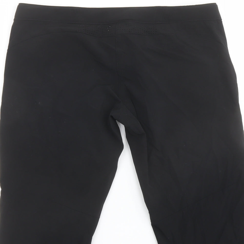Quechua Mens Black Polyester Athletic Shorts Size L L15 in Regular Zip