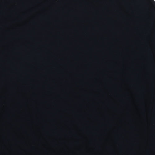 Marks and Spencer Mens Blue Round Neck Cotton Pullover Jumper Size XL Long Sleeve
