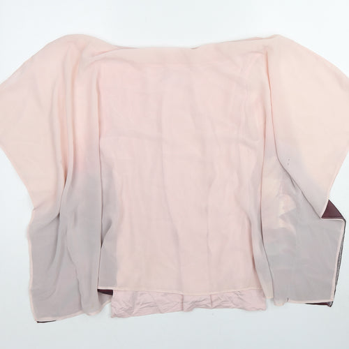 NEXT Womens Multicoloured Floral Polyester Basic Blouse Size 12 Boat Neck