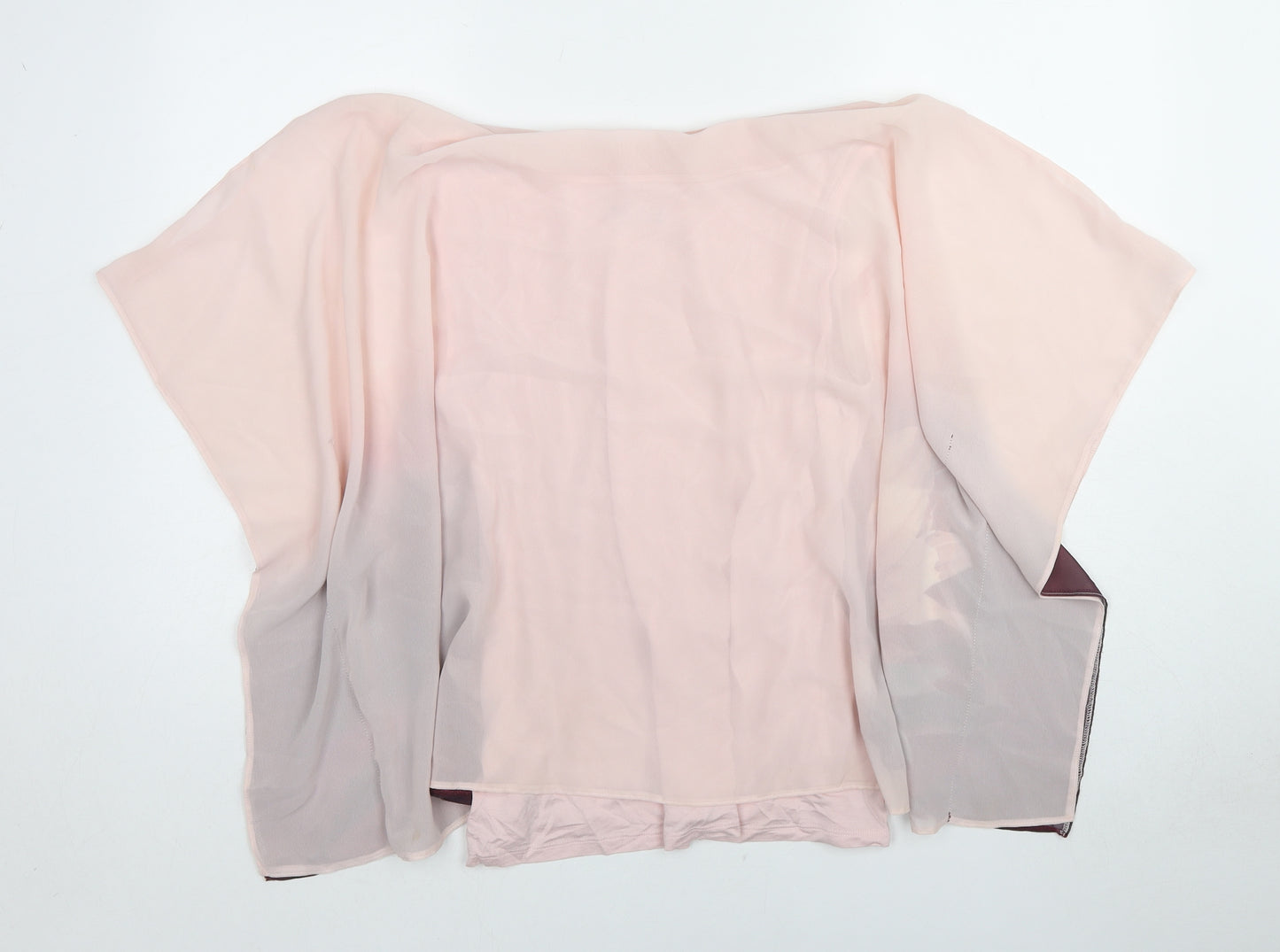 NEXT Womens Multicoloured Floral Polyester Basic Blouse Size 12 Boat Neck