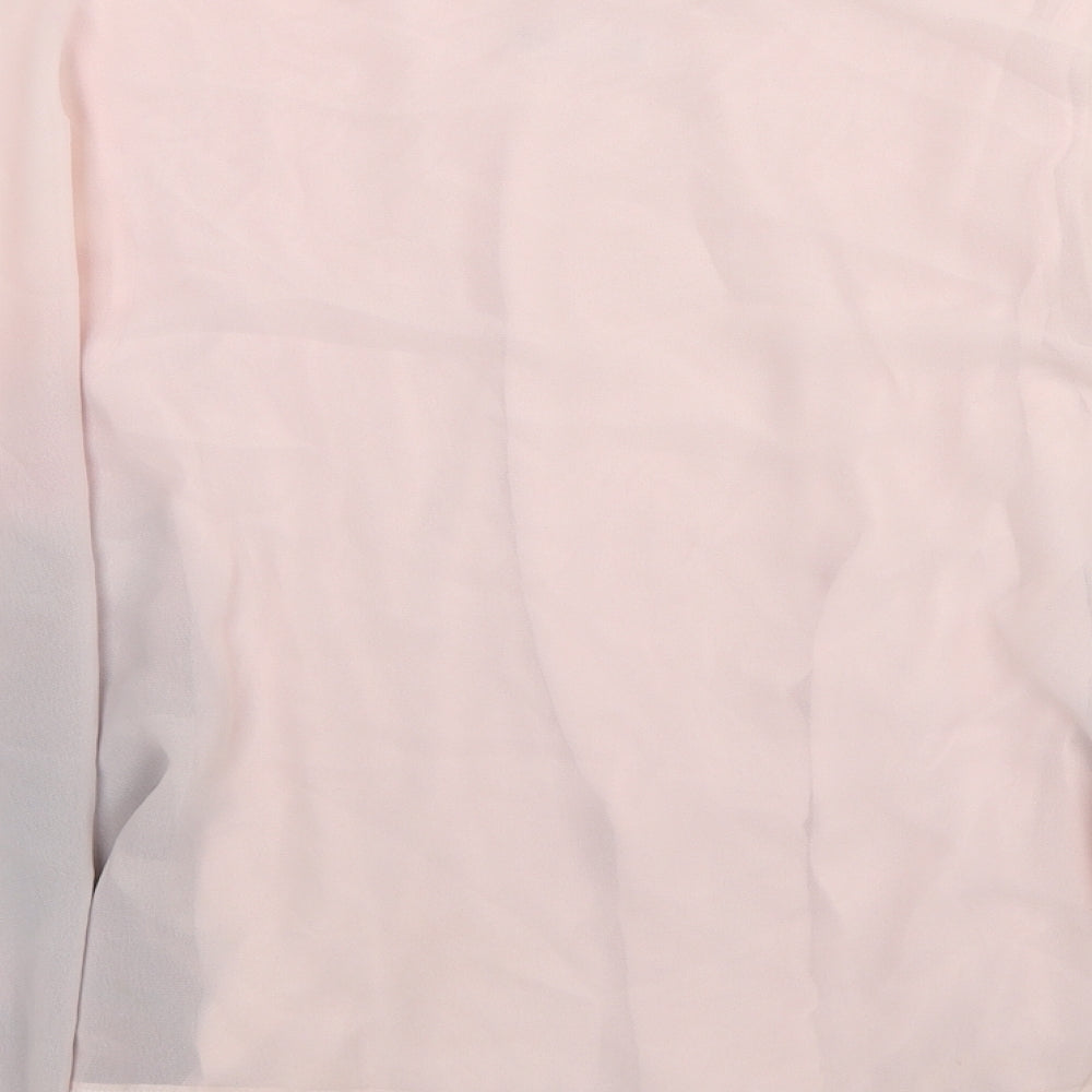 NEXT Womens Multicoloured Floral Polyester Basic Blouse Size 12 Boat Neck